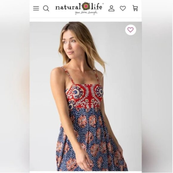 Natural Life Bailey Maxi Dress - NWOT - Picture 2 of 8